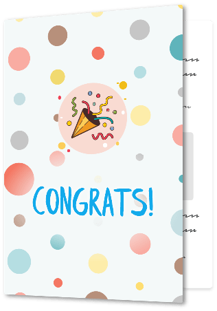 Example Online congrats cards image